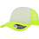 Atlantis Headwear Rapper Καπέλο Jockey με Δίχτυ Snapback Υφασμάτινο Lime/Λευκό0183
