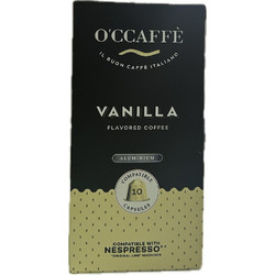 O'Ccaffe Κάψουλες Espresso Vanilla Συμβατές με Μηχανή Nespresso 10τμχ