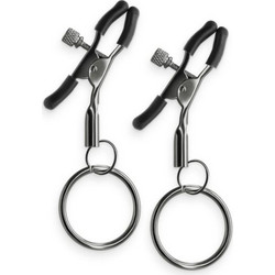 NS Novelties C2 Bound Nipple Clamps Silver Σφιγκτήρες Θηλών