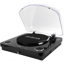 Aiwa LPS-25 Πικάπ με Ηχεία & Προενίσχυση Bluetooth & USB Black