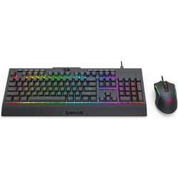 Redragon S151 Σετ Gaming Πληκτρολόγιο RGB Black