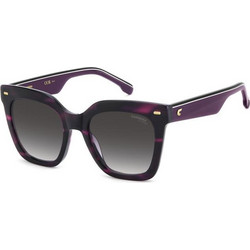 Carrera CA3086/S 7FF/9O Γυναικεία Γυαλιά Ηλίου Πεταλούδα Κοκάλινα Μαύρα με Μαύρο Φακό