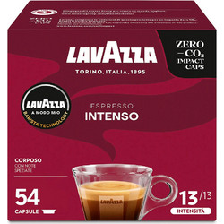 Lavazza Κάψουλες Espresso Intenso Συμβατές με Μηχανή Lavazza A Modo Mio 54τμχ