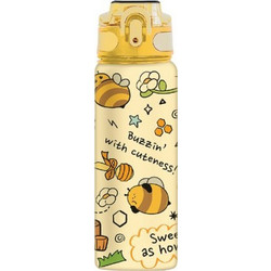 iDrink Bees Παιδικό Παγούρι Θερμός Ανοξείδωτο Κίτρινο 595ml