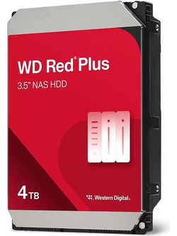 Western Digital Red Plus 4TB HDD Σκληρός Δίσκος 3.5" SATA 3 5400rpm με 128MB Cache WD40EFZZ