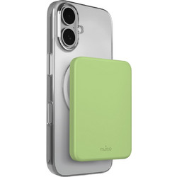 Puro PUFCBB40P2MAGGRN17 Wireless Magsafe Power Bank 4200mAh με Θύρα USB-C Green