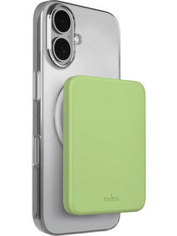 Puro PUFCBB40P2MAGGRN17 Wireless Magsafe Power Bank 4200mAh με Θύρα USB-C Green