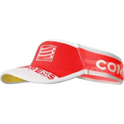 Compressport Ανδρικό Καπέλο Visor Υφασμάτινο Κόκκινο SHL0017336