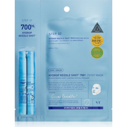 VT Cosmetics Hydrop Reedle Shot 700hL 2-Step Sheet Μάσκα Προσώπου για Ενυδάτωση με Υαλουρονικό 28.5gr