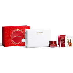 Clarins Super Restorative Night Cream 15ml + Total Eye Lift 7ml + Double Serum 0.9ml + Super Restorative Day Cream 50ml