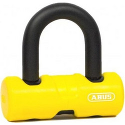 ABUS 405 Κλειδαριά Δισκόφρενου Μηχανής Κίτρινη