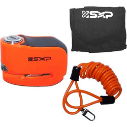SXP MDA02 Κλειδαριά Δισκόφρενου Μηχανής 5.5mm με Συναγερμό Κόκκινη