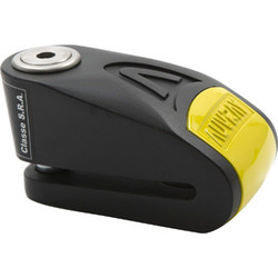 Auvray B-Lock 14 Κλειδαριά Δισκόφρενου Μηχανής 14mm με Συναγερμό Μαύρη Κίτρινη