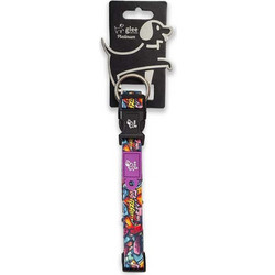 Glee Gritty Κολάρο Σκύλου Πολύχρωμο 2.5x45-65cm