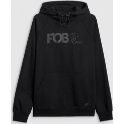 4F Hoodie Ανδρικό Αθλητικό Φούτερ με Κουκούλα Μαύρο 4FWAW25TSWSM2390-20S