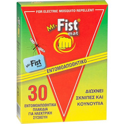 Mr. Fist Ανταλλακτικές Ταμπλέτες Απωθητικής Συσκευής για Κουνούπια 30τμχ
