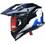 Pilot Helmets Atacama SV Block White Blue Κράνος Μηχανής On / Off 1550gr