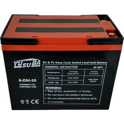 Yusuba 6-DM-55 Μπαταρία VRLA-AGM 12V 55Ah