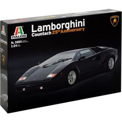 Italeri Lamborghini Countach 25th Anniversary Συναρμολογούμενο Πλαστικό Μοντέλο Αυτοκίνητου 1:24