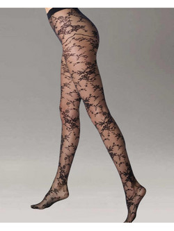 Oroblu Seductive Lace Καλσόν 20 Den Floral Μαύρο 23514