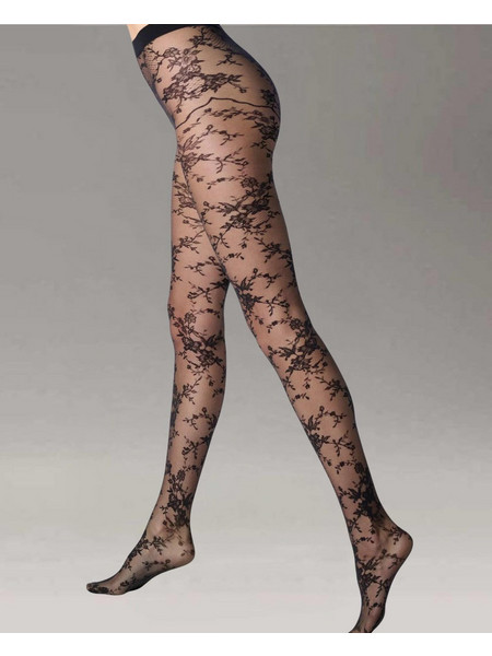 Oroblu Seductive Lace Καλσόν 20 Den Floral Μαύρο 23514