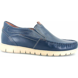 Boxer Ανδρικά Μοκασίνια Loafers Δερμάτινα Navy Μπλε 47000-15-016