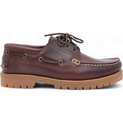 Lumberjack Ανδρικά Μοκασίνια Boat Shoes Δερμάτινα Καφέ 102217659