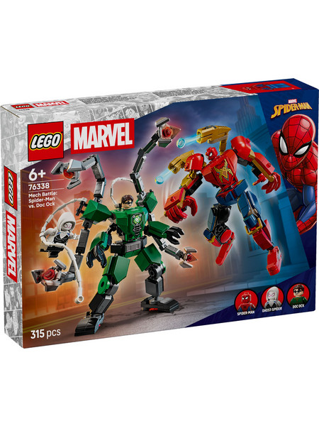 Lego Marvel Mech Battle SpiderMan vs Doc Ock για 6+ Ετών 76338