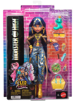 Mattel Monster High Cleo De Nile with Cargo Pants & Pet Hissette