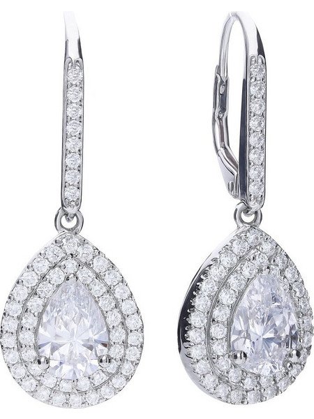 Diamonfire Γυναικεία Σκουλαρίκια Κρεμαστά από Ασήμι 925 με Ζιργκόν 6220611082