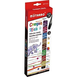 Motarro Metallic Κηρομπογιές Σετ 12τμχ