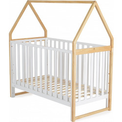 Cangaroo Astra Κούνια για Στρώμα 60x120cm Λευκή