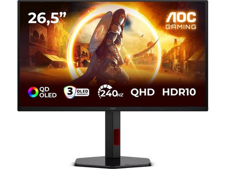 AOC Q27G4ZDR QD-OLED HDR Gaming Monitor 26.5" 2560x1440 QHD 240Hz 0.03ms