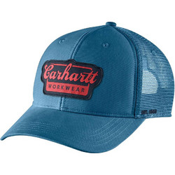 Carhartt Ανδρικό Καπέλο Jockey με Δίχτυ Snapback Υφασμάτινο Μπλε 106738-HS0