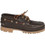 Chicago Ανδρικά Μοκασίνια Boat Shoes Δερμάτινα Καφέ 842