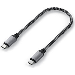 Satechi Braided USB-C to USB-C 100W 0.25m Black ST-TCC10M