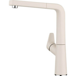 Blanco Avona-S 526929 Μπαταρία Κουζίνας Πάγκου Διπλής Παροχής Ανάμεικτη με Ντουζ Μπεζ