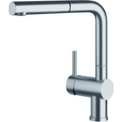 Blanco Linus-S 526242 Μπαταρία Κουζίνας Πάγκου Διπλής Παροχής Ανάμεικτη με Ντουζ Inox