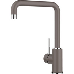 Blanco Mili 142-527460 Μπαταρία Κουζίνας Πάγκου Διπλής Παροχής Ανάμεικτη Γκρι