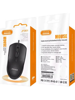 Jokade JF001 Ενσύρματο Ποντίκι Black