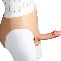 Toyboy Hollow Bodysuit Large Εσώρουχο Strap On με Dildo Flesh