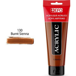 EFO 130 Burnt Sienna Ακρυλικό Χρώμα Ζωγραφικής 120ml