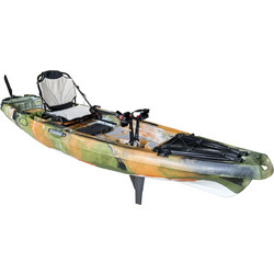 Caribbean Sea Kayaks 10'4" Flaps Πλαστικό Kayak 1 Ατόμου με Πετάλια Κίτρινο Πράσινο