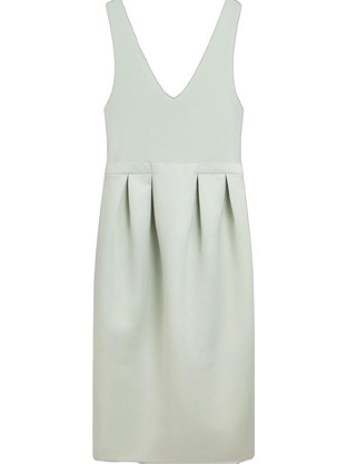 Ted Baker Midi Καλοκαιρινό Φόρεμα για Γάμο / Βάπτιση Μεταξωτό Πράσινο Mint 284565