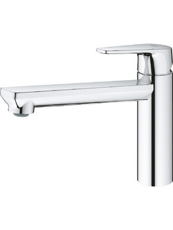 GROHE Bauedge 31693000 Μπαταρία Κουζίνας Πάγκου Διπλής Παροχής Ανάμεικτη Inox