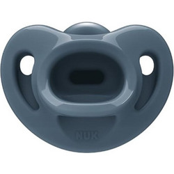 Nuk First Choice Soft Ορθοδοντική Πιπίλα Σιλικόνης 0-6m Πετρόλ