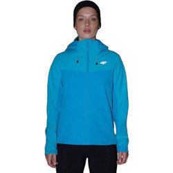 4F Γυναικείο Μπουφάν Softshell Μακρύ Μπλε 4FRAW25TSOFF505-33S