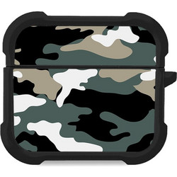 Sonique Camouflage Army Series Θήκη Σιλικόνης για Apple AirPods 3 Χακί