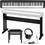 Casio CDP-S110 Deluxe Bundle Ηλεκτρικό Πιάνο Stage με 88 Βαρυκεντρισμένα Πλήκτρα Black