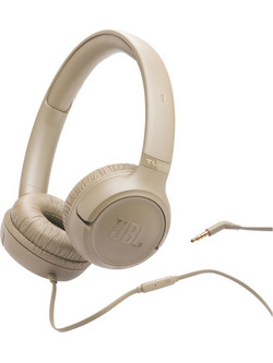 JBL Tune 530 Ενσύρματα Ακουστικά On Ear Μπεζ